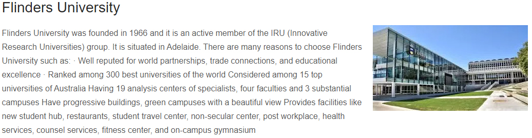 University of flinders